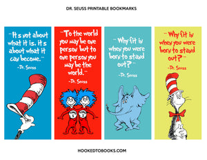 Dr. Seuss Digital Download Printable Bookmarks