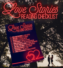 Load image into Gallery viewer, Love Stories Reading Checklist