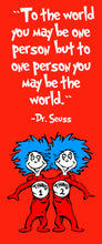 Load image into Gallery viewer, Dr. Seuss Digital Download Printable Bookmarks