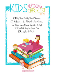 Kids Reading Checklist
