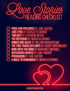 Love Stories Reading Checklist