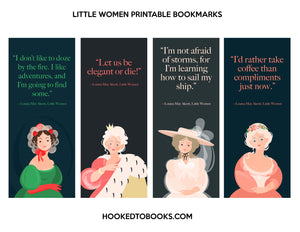 Little Women Digital Download Printable Bookmarks
