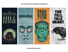 Load image into Gallery viewer, Best Horror Books Digital Download Printable Bookmarks